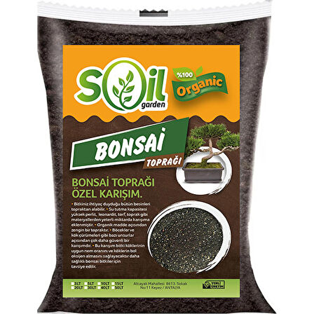 Soil Garden BONSAİ SAKSI TOPRAĞI ZENGİNLEŞTİRİLMİŞ 50 lt