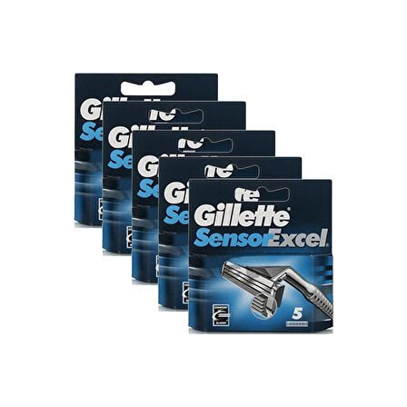 Sensor Excel 5\'li Yedek Tıraş Bıçağı x 5 Paket