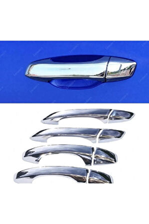 Skoda Superb Krom Kapı Kolu 4 Kapı 2015 Ve Üzeri Uyumlu Paslanmaz Çelik