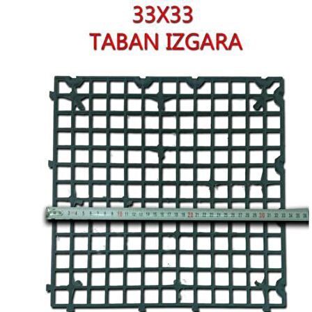 Güvercin Kümes Taban Izgarası 1 M2 Toplam 9 Adet Tavuk Taban Izgara,Yer Izgara 33x33