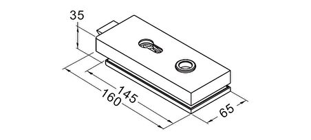 THR-1400-NAAL Thoor Edge Cam Kapı Kilidi