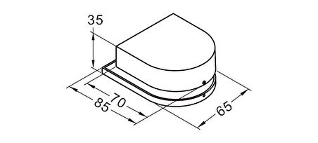 THR-1102K-SSS Thoor Round Cam Kapı Kilidi Kısa Karşılığı