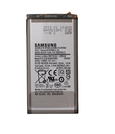Samsung S10+ Plus EB-BG975ABU Batarya Pil ve Tamir Set (Servis)