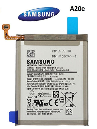 SAMSUNG GALAXY A20e-A10-A20 EB-BA202ABU BATARYA PİL SERVİS