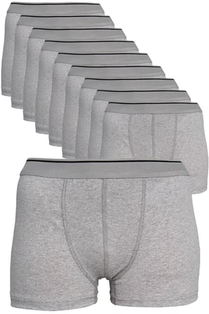 Erkek 12'li Paket Pamuklu Likralı Boxer