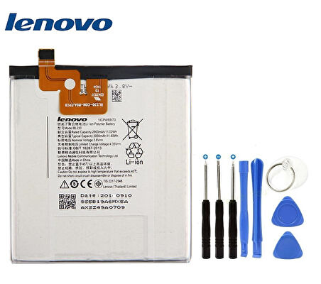 Lenovo Vibe Z2 BL230 Pil Batarya + Tamir Seti