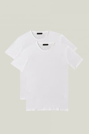 2'li Paket Premium Yazlık Düz Renk Basic T-shirt