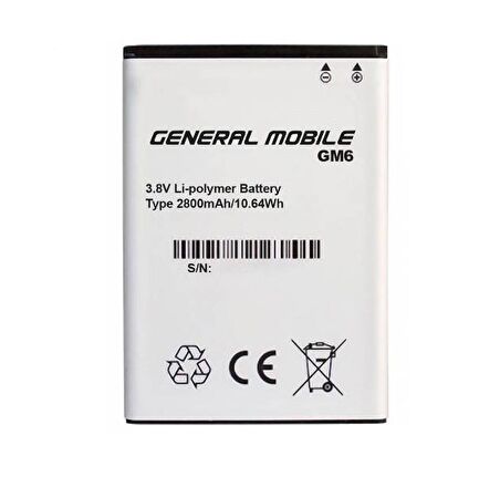 Gm 6 2800 Mah Batarya