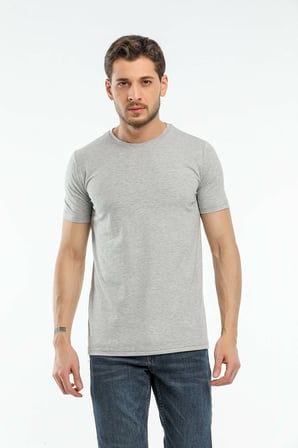 Premium Yazlık Düz Renk Basic T-shirt