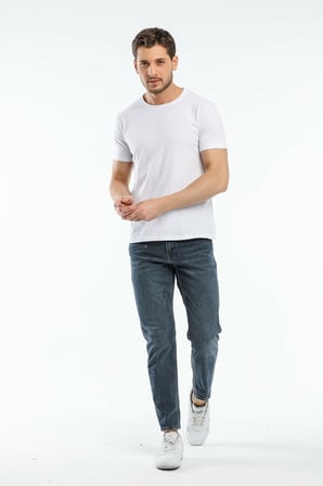 Premium Yazlık Düz Renk Basic T-shirt
