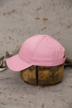Yazlık Düz Renk Ayarlanabilir Şapka Pembe