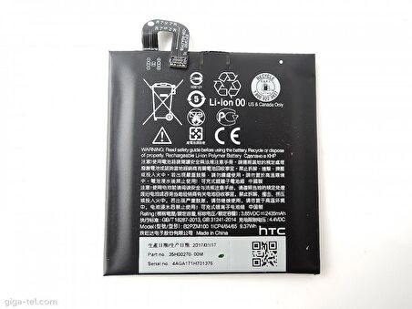 Htc U Play Pil Batarya