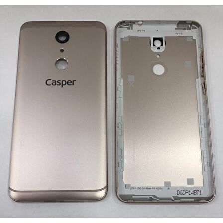 Casper Via G1 Plus Pil Kapağı Arka Batarya Kapağı Gold