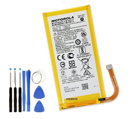 Motorolla G7 XT1962 Pil Batarya ve Tamir Seti JG30 2820 mAh