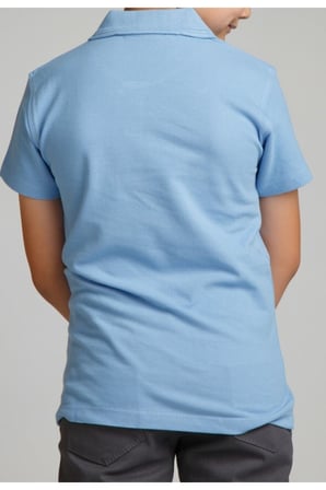 Erkek Çocuk Polo Yaka Kısa Kol Okul T-shirt
