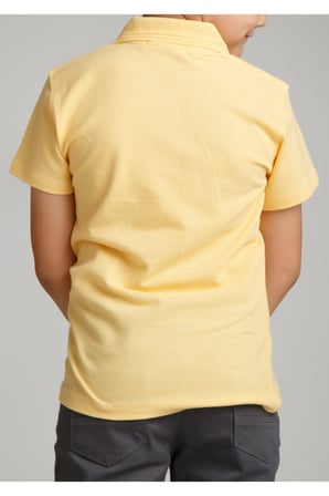 Erkek Çocuk Polo Yaka Kısa Kol Okul T-shirt