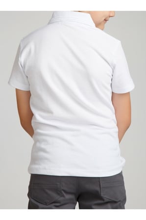 Erkek Çocuk Polo Yaka Kısa Kol Okul T-shirt