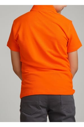 Erkek Çocuk Polo Yaka Kısa Kol Okul T-shirt