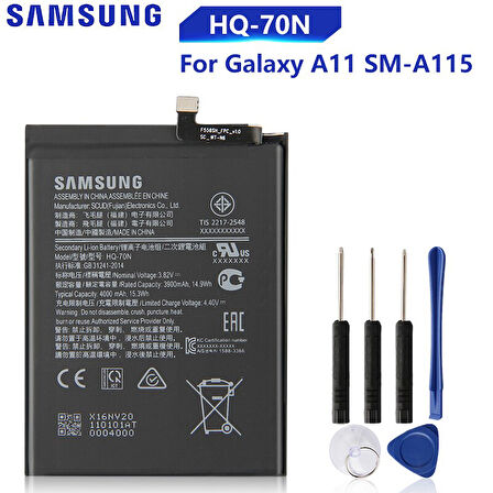 Samsung A11 SM-A115 Batarya Pil HQ-70N Ve Tamir Seti