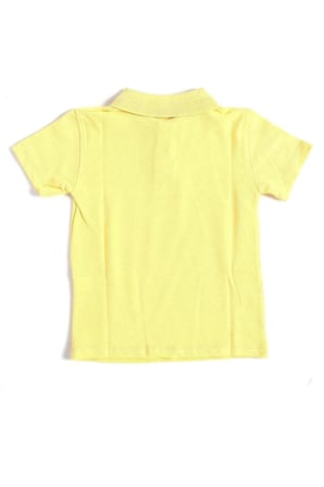 Unisex Çocuk Polo Yaka Kısa Kol Okul T-shirt