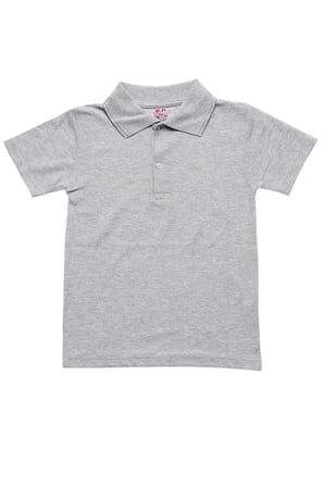 Unisex Çocuk Polo Yaka Kısa Kol Okul T-shirt