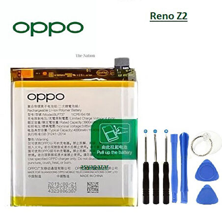 Oppo Reno Z2 Pil Batarya BLP737 + Tamir Seti