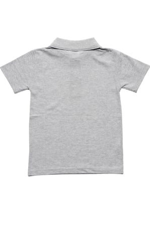 Unisex Çocuk Polo Yaka Kısa Kol Okul T-shirt