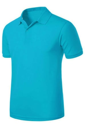 Unisex Polo Yaka Kısa Kol Okul T-shirt
