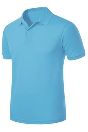 Unisex Polo Yaka Kısa Kol Okul T-shirt