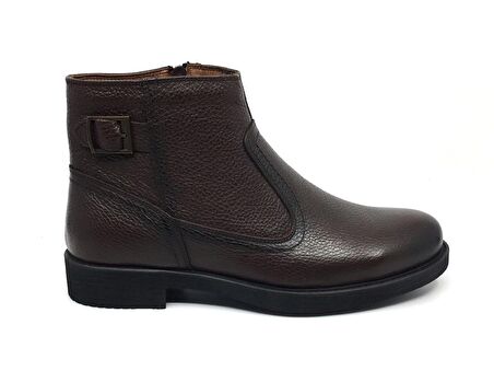 Taşpınar %100 Deri Erkek İçi Kürklü Kışlık Günlük Fermuarlı Bot