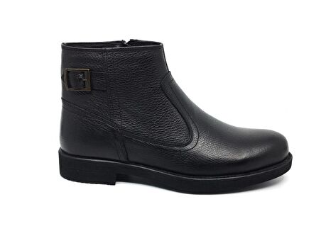 Taşpınar %100 Deri Erkek İçi Kürklü Kışlık Günlük Fermuarlı Bot