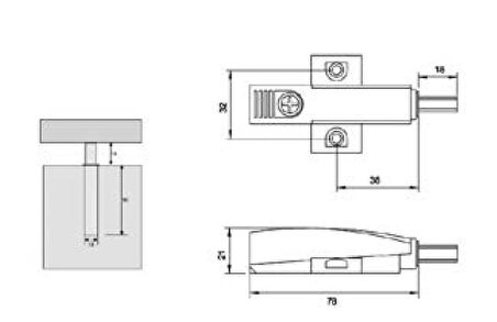 Canex kapak İtici  80 mm  ( Ayarlı )