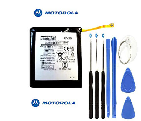 Motorola Moto Z XT1650 GV30 Pil Batarya +Tamir Seti