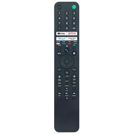 SONY YOUTUBE NETFLİX DİSNEP PRİME VİDEO SES KOMUTLU TUŞLU  RMF-TX520U LCD LED TV KUMANDASI