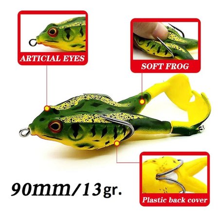 Sahte Kurbağa, Balık Yemi Rapala, Lures Turna Sahte Yem Rapala,ff42