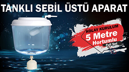 Sebil Aparatı Hazneli Tam Set Hortumlu