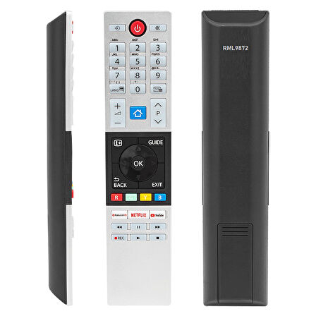TOSHIBA CT-8528 NETFLIX-YOUTUBE-RAKUTEN TV TUŞLU LCD LED TV KUMANDA
