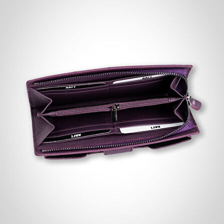 Hakiki Deri Cüzdan – Telefon Bölmeli, Parmak Askılı, Fermuarlı, İsim Yazılı, Kişiye Özel | Pandora 6954 |