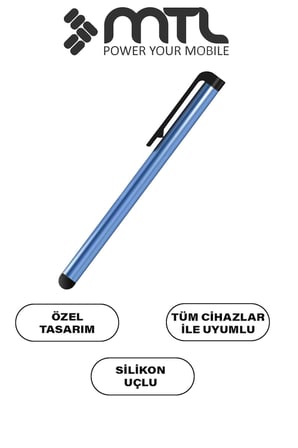Dokunmatik Tablet Kalemi Universal Silikon Uçlu Tablet Telefon Kalemi Çizim Not Alma MT9101
