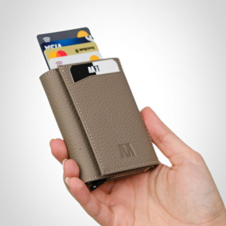 Hakiki Deri Erkek Mekanizmalı Cüzdan | Retro 2660