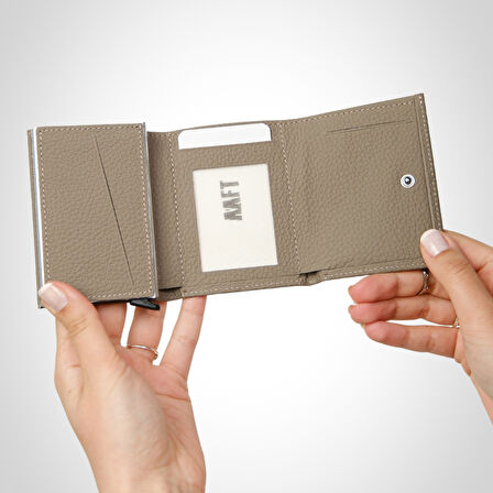 Hakiki Deri Erkek Mekanizmalı Cüzdan | Retro 2660