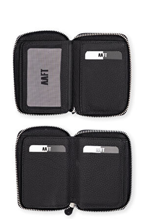 Hakiki Deri Unisex Fermuarlı Cüzdan | Lotus 1616