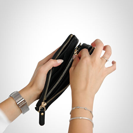 Hakiki Deri Kadın Cüzdan Çanta | Almeda 5463