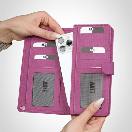 Twist 2323 Hakiki Deri Telefon Bölmeli Unisex Cüzdan