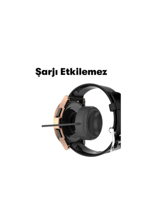 Watch 5 44mm Wall Camlı Kasa Ekran Koruyucu - Siyah