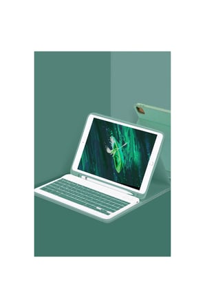 Apple İpad Pro 11 (2024) Kılıf Kc01 Smart Klyeli Tablet Kılıfı - Koyu Yeşil