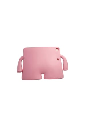 Apple İpad 5 Air 9.7 Kılıf Karakter Tablet Silikon - Açık Pembe
