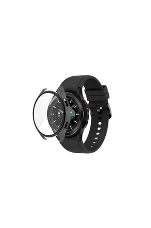 Watch 4 40mm Wall Camlı Kasa Ekran Koruyucu - Siyah