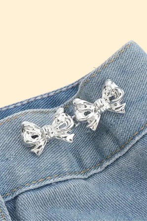Pantolon Beli Daraltma Aparatı, Broş, Kurdele Kemer, Fiyonk Kemer , Gümüş Fiyonk Daraltma Çıtçıtı