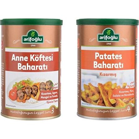 Arifoğlu Anne Köftesi 150 gr x 1 Adet + Kızarmış Patates Baharatı 200 gr x 1 Adet